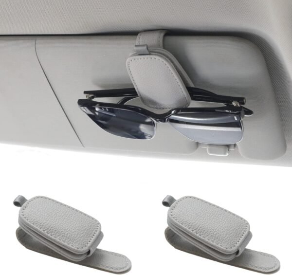 2 Packs Sunglasses Holders for Car Visor